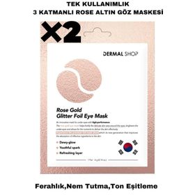 Dermal Rose Gold Folyo 2x4 gr Göz Maskesi