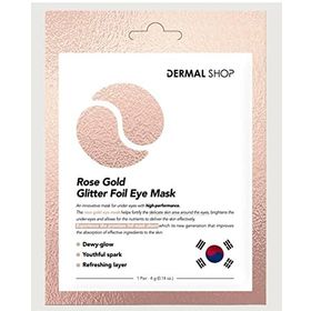 Dermal Rose Gold Glitter Foil 4 gr Göz Maskesi