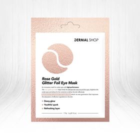 Dermal Rose Gold Glitter Foil 4 gr Göz Maskesi