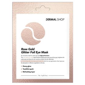 Dermal Rose Gold Glitter Foil 4 gr Göz Maskesi