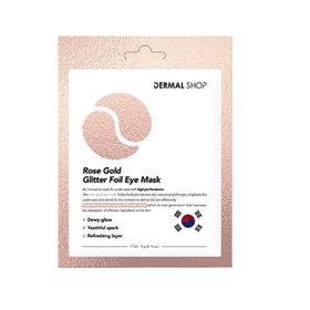 Dermal Rose Gold Glitter Foil Kağıt Göz Maskesi