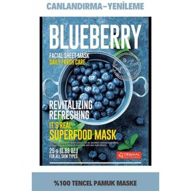 Dermal Yenileyici ve Canlandırıcı 25 gr Yaban Mersini Maskesi