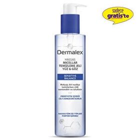 Dermalex Sensitive Balance Micellar 200 ml Yüz ve Göz Çevresi Temizleme Jeli