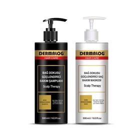Dermalog 500 ml Bağ Dokusu Güçlendirici Yıpranmış ve İşlem Görmüş Saçlar İçin Onarıcı Bakım Şampuanı