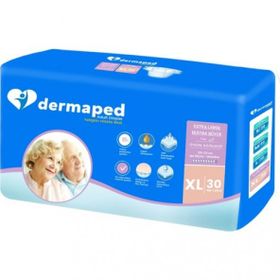 Dermaped 30'lu 4 Paket 120 Adet Belbantlı Large Hasta Bezi