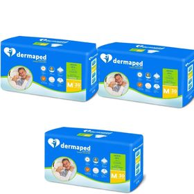 Dermaped 3x30'lu Bel Bantlı Medium Hasta Bezi