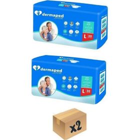 Dermaped Bel Bantlı Large Süper Emici 60 Adet Yetişkin Hasta Bezi