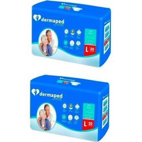 Dermaped Belbantlı 60 Adet Large Yetişkin Hasta Bezi