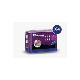 Dermaped Gece Large 100-150 cm 120 Adet Bel Bantlı Yetişkin Hasta Bezi