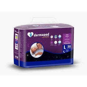 Dermaped Gece Large 100-150 cm 30 Adet Bel Bantlı Yetişkin Hasta Bezi
