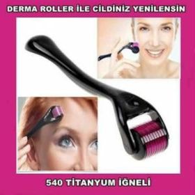 Dermaroller Titanyum 540 İğneli 0.5 mm Skin Roller