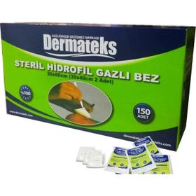 Dermateks 150 Adet 30x80 Spanç Kutu Gaz Kompres