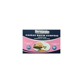 Dermateks 7.5x7.5 cm 5'li 100 Adet Hassas Dokuma Steril Gazlı Bez