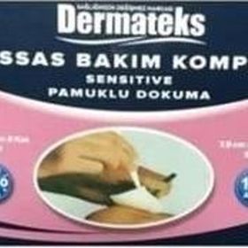 Dermateks 7.5x7.5 cm 5'li 100 Adet Hassas Dokuma Steril Gazlı Bez
