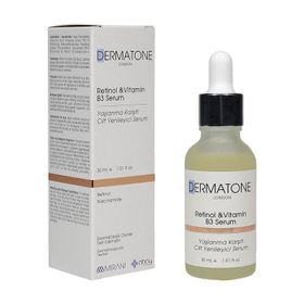 Dermatone London Retinol Vitamin B3 30 ml Yaşlanma Karşıtı Cilt Yenileyici Serum