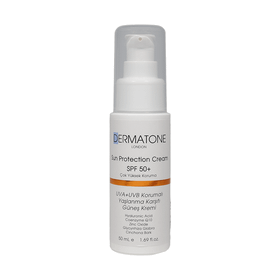 Dermatone Sun Protection Cream 50+ SPF UVA+UVB 50 ml Korumalı Yaşlanma Karşıtı Güneş Kremi
