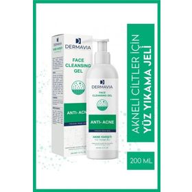Dermavia Akne Karşıtı 200 ml Yüz Yıkama Jeli
