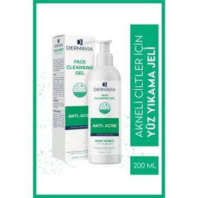 Dermavia Akne Karşıtı 200 ml Yüz Yıkama Jeli