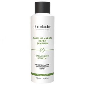 Dermfactor Tüm Saçlar Dökülme ve Kepek Karşıtı 400 ml Şampuan