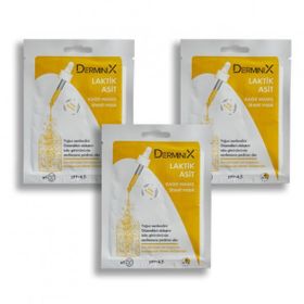 Derminix 3 Adet Laktik Asit Kağıt Maske