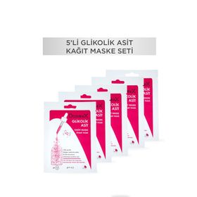 Derminix 5 Adet Glikolik Asit Kağıt Maske