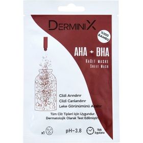 Derminix AHA BHA Canlandırıcı ve Arındırıcı Yüz Kağıt Maske
