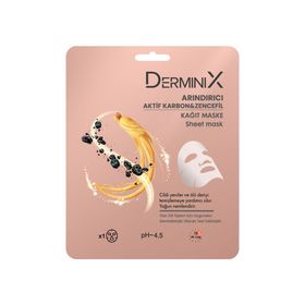 Derminix Aktif Karbon ve Zencefil Arındırıcı Kağıt Maske