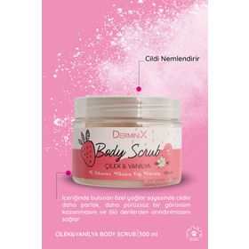 Derminix Çilekli ve Vanilyalı 2x300 ml Vücut Peelingi