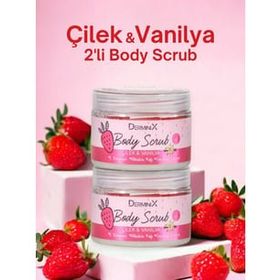 Derminix Çilekli ve Vanilyalı 2x300 ml Vücut Peelingi
