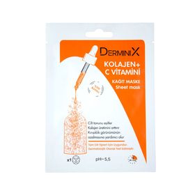 Derminix Kolajen C Vitamini Kağıt Maske