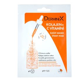 Derminix Kolajen C Vitamini Kağıt Maske