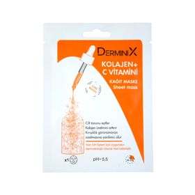 Derminix Kolajen C Vitamini Kağıt Maske