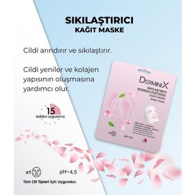 Derminix Rezene ve D-Panthenol Sıkılaştırıcı Kağıt Maske