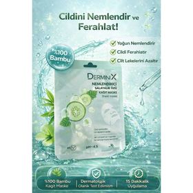 Derminix Salatalık Özü Nemlendirici Kağıt Maske