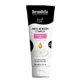 Dermobella Milk Keratin Complex 200 ml Bukle Şekillendirici Saç Kremi