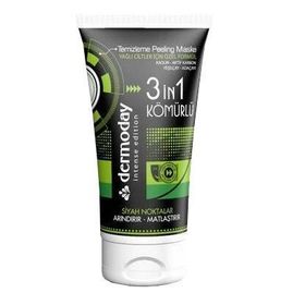 Dermoday İntense Edition 3in1 150 Ml Kömürlü Maske