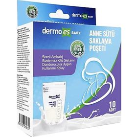 Dermoes Baby 10 Adet Anne Sütü Saklama Poşeti