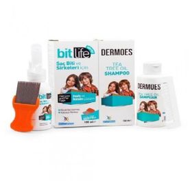 Dermoes Bitlife 100 ml Bit Spreyi ve 150 ml Çay Ağacı Şampuanı