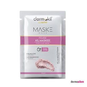 Dermokil 15 ml Pembe Kil Soyulabilir Yüz Maskesi
