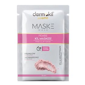 Dermokil 15 ml Pembe Kil Soyulabilir Yüz Maskesi