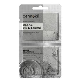 Dermokil 2 x 7,5 ml Beyaz Kil Maskesi