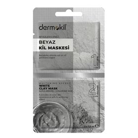 Dermokil 2 x 7,5 ml Beyaz Kil Maskesi