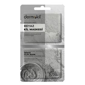 Dermokil 2 x 7,5 ml Beyaz Kil Maskesi