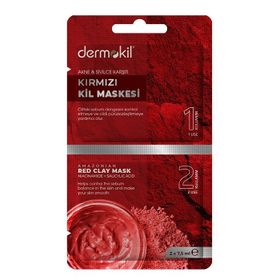 Dermokil 2 x 7,5 ml Kırmızı Kil Maskesi