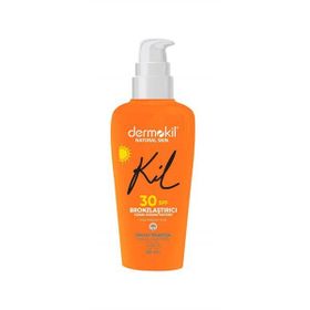 Dermokil 200 ml 30 SPF Güneş Sütü Natural Skin Bronzlaştırıcı