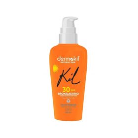 Dermokil 200 ml 30 SPF Güneş Sütü Natural Skin Bronzlaştırıcı