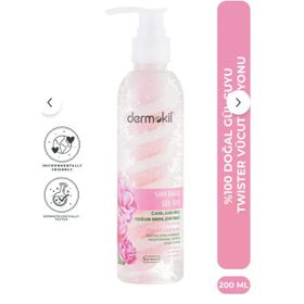 Dermokil 200 ml Doğal Gül Suyu Canlandırıcı Yoğun Nemlendirici Twister Vücut Losyonu