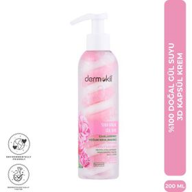 Dermokil 200 ml Doğal Gül Suyu Canlandırıcı Yoğun Nemlendirici Twister Vücut Losyonu