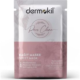 Dermokil 23 ml 3 in 1 Pure Clean Kağıt Yüz Maskesi