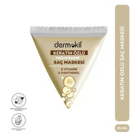 Dermokil 25 ml Doğal Gül Suyu Özlü Yoğun Nemlendirici Saç Maskesi